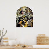 El Greco Burial of the Count of Orgaz Poster (Keuken)