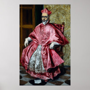El Greco Cardinaal Fernando Niño de Guevara Poster