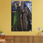 El Greco Christian Jesus Crucifix Painting Print  (Insitu (Woonkamer))