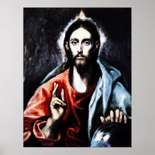El Greco Christus Afzuigend Poster