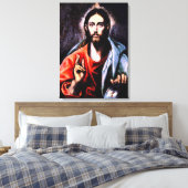 El Greco - Christus als Verlosser, kunstzinnig por Canvas Afdruk (Insitu (Slaapkamer))
