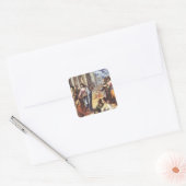 El Greco - Christus die de blinden geneest Vierkante Sticker (Envelop)