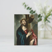 El Greco - Christus die het kruis draagt Briefkaart (Staand voorkant)