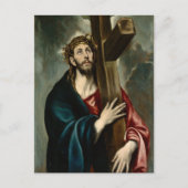 El Greco - Christus die het kruis draagt Briefkaart (Voorkant)