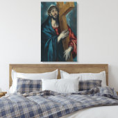 El Greco - Christus die het kruis draagt Canvas Afdruk (Insitu (Slaapkamer))