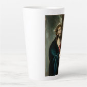 El Greco - Christus die het kruis draagt Latte Mok (Voorkant)