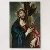 El Greco - Christus die het kruis draagt Legpuzzel (Verticaal)