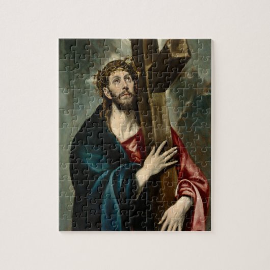 El Greco - Christus die het kruis draagt Legpuzzel (Verticaal)