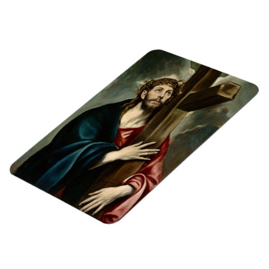 El Greco - Christus die het kruis draagt Magneet (Linkerzijde)