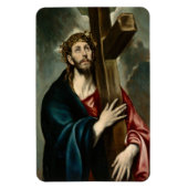 El Greco - Christus die het kruis draagt Magneet (Verticaal)