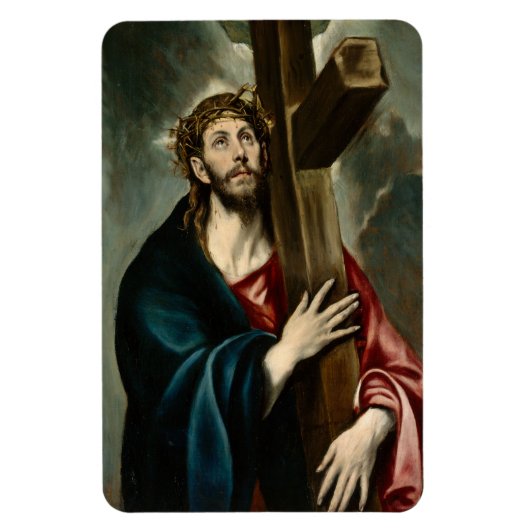 El Greco - Christus die het kruis draagt Magneet (Verticaal)
