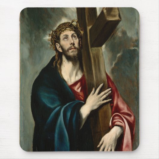 El Greco - Christus die het kruis draagt Muismat (Voorkant)