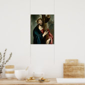 El Greco - Christus die het kruis draagt Poster (Keuken)