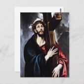 El Greco Christus die het Kruis dragen Briefkaart (Voorkant / Achterkant)