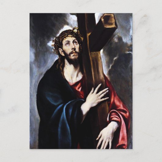 El Greco Christus die het Kruis dragen Briefkaart (Voorkant)