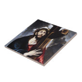 El Greco Christus draagt de dwarslang Tegeltje (Zijkant)