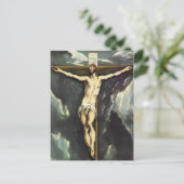 El Greco Christus op het Briefkaart (Staand voorkant)