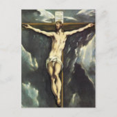 El Greco Christus op het Briefkaart (Voorkant)