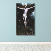 El Greco Christus op het kruis Canvas Afdruk (Insitu (Houten vloer))
