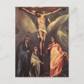 El Greco-Christus op het kruis met Maries, St. Joh Briefkaart (Voorkant)