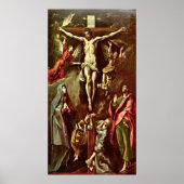 El Greco - Christus op het kruis Poster (Voorkant)