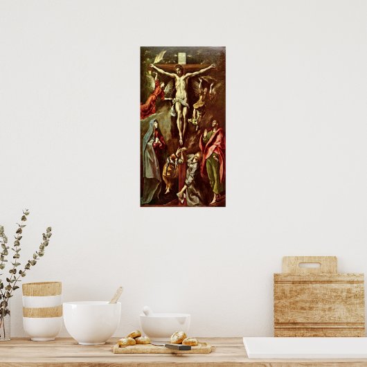 El Greco - Christus op het kruis Poster (Keuken)