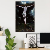 El Greco Christus op het kruis Poster (Thuiskantoor)