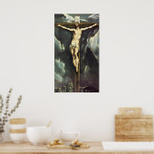 El Greco Christus op het Poster (Keuken)