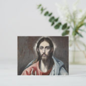 El Greco - Christus zegen Briefkaart (Staand voorkant)