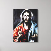 El Greco Christus Zegen Canvas Wrap (Voorkant)