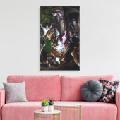 El Greco De Aanbidding van de Herders Canvas Afdruk (Insitu (Woonkamer))