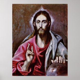 El Greco - De redder van de wereld Poster