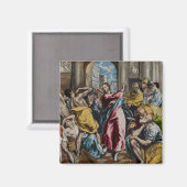 El Greco De zuivering van de tempel Magneet (Voorkant / Achterkant)