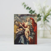 El Greco - Heilige Familie Briefkaart (Staand voorkant)
