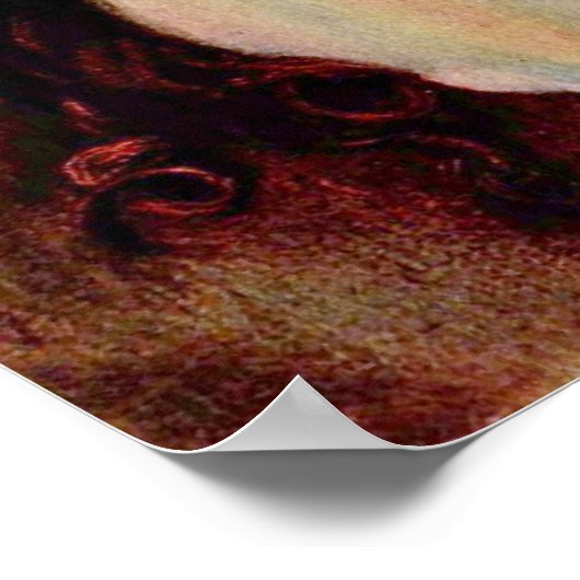 El Greco - Hoofd van Christus Poster (Hoek)