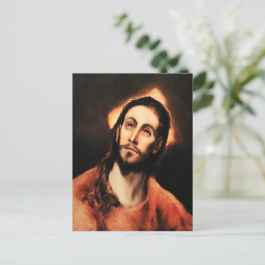 El Greco Jesus Briefkaart (Staand voorkant)