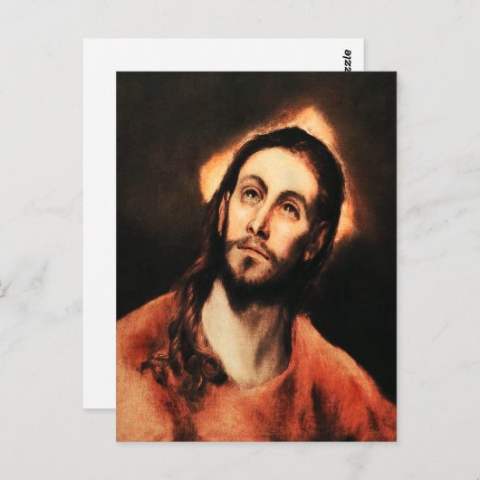 El Greco Jesus Briefkaart (Voorkant / Achterkant)