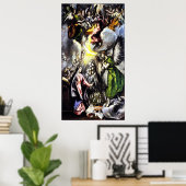 El Greco konunciation Maagd Mary Poster (Thuiskantoor)