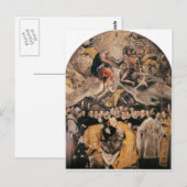 El Greco - LEnterrement du Comte d'Orgaz Briefkaart (Voorkant / Achterkant)