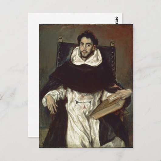 El Greco Portr?t des Fray Hortensio Felix Paravici Briefkaart (Voorkant / Achterkant)