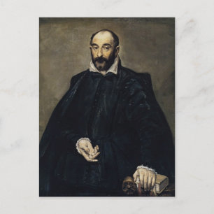 El Greco — Portret van een man (Andrea Palladio) Briefkaart
