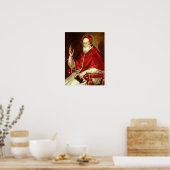 El Greco - Portret van paus Pius V Poster (Keuken)