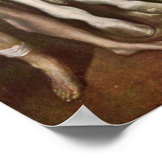 El Greco - Saint Martin en de Beggar Poster (Hoek)