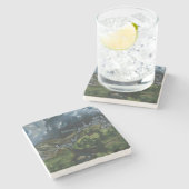 EL GRECO - Uitzicht van Toledo 1596 Stenen Onderzetter (Zijkant)