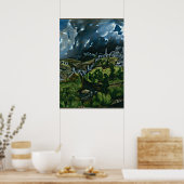 El Greco - Uitzicht van Toledo Poster (Keuken)