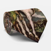 El Greco's Saint Martin en de Beggar, ongeveer 160 Stropdas (Opgerold)