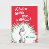 El Grinch Robó La Navidad Kaart (Voorkant)