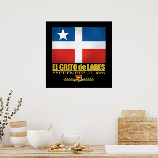 El Grito de Lares Poster (Keuken)
