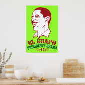 El Guapo Presidente Obama Poster (Keuken)