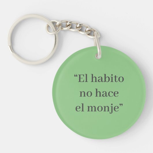 EL HABITO NO HACE AL MONJE SLEUTELHANGER (Voorkant)